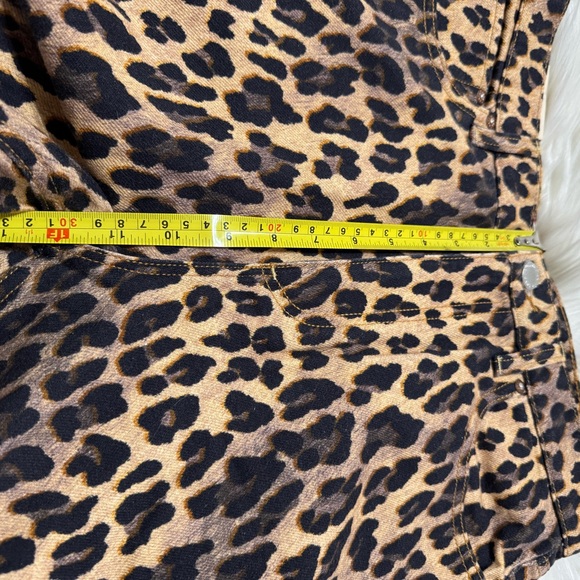 NWT Alice + Olivia Leopard Print Wide-Leg Wezzy Jeans size 30 - Picture 12 of 16